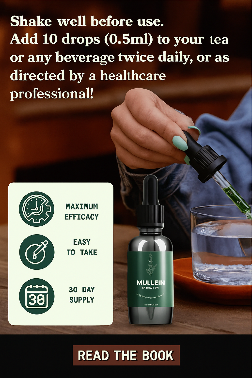 Mullein Leaf Extract Drops