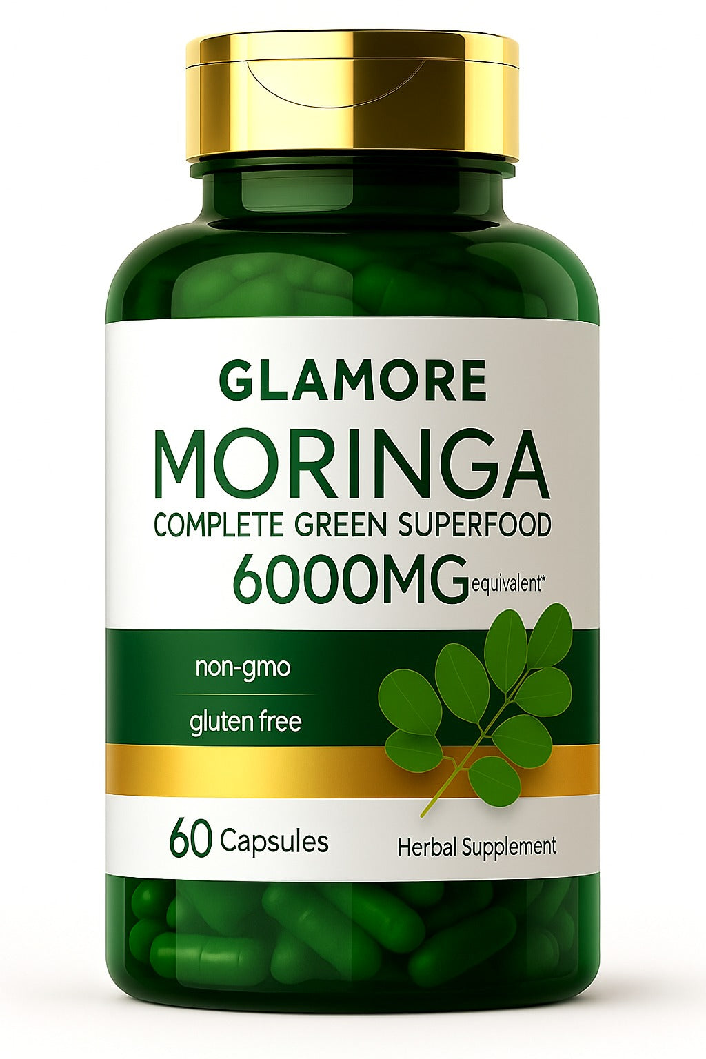 Moringa Oleifera 6000mg per serving | 60 Capsules