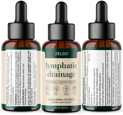 Zelso Liposomal Lymphatic Drainage Drops 2 fl oz
