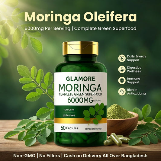 Moringa Oleifera 6000mg per serving | 60 Capsules