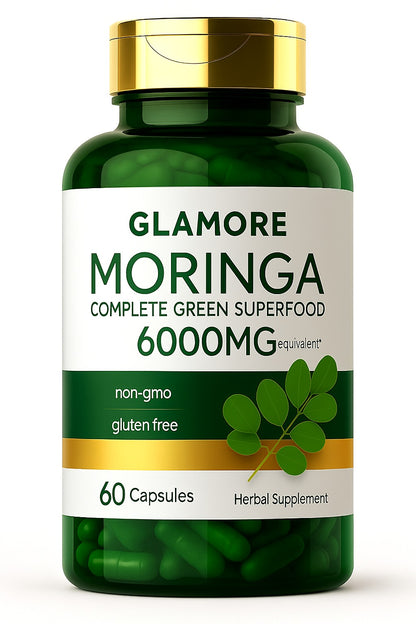 Moringa Oleifera 6000mg per serving | 60 Capsules