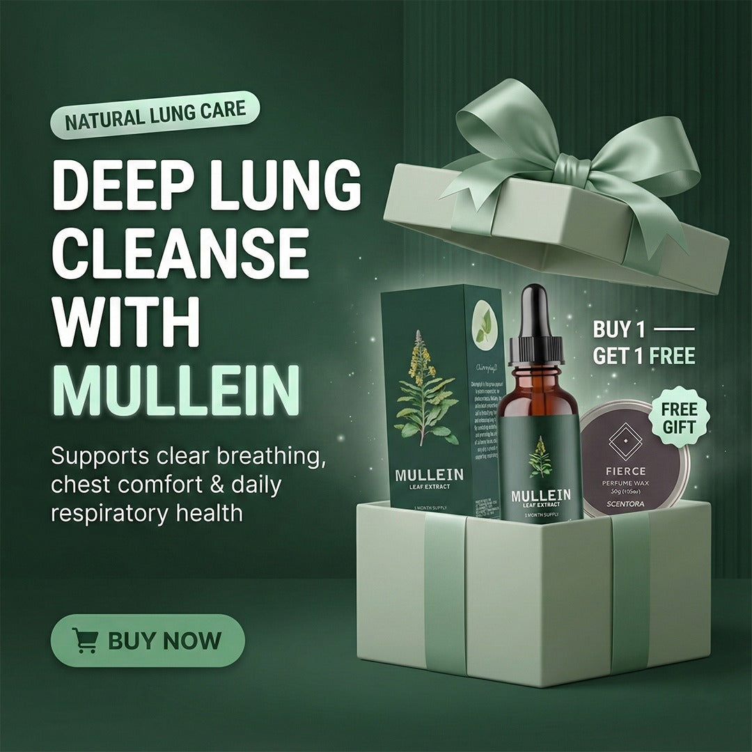 Mullein Leaf Drops - 30ml (Free Wax Gift)