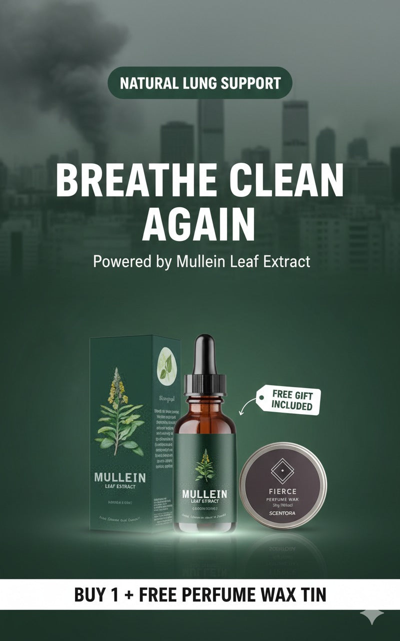 Mullein Leaf Drops - 30ml (Free Wax Gift)