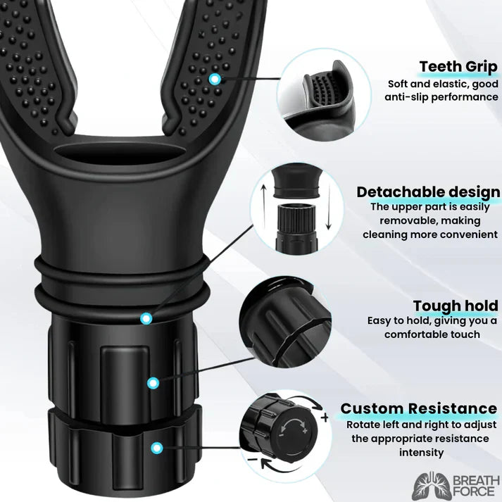 How to use the breathing trainer