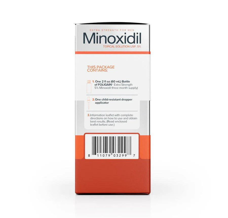 FOLIGAIN® Minoxidil 5% Hair Regrowth Treatment For Men One Month Supply