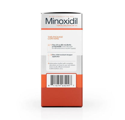 FOLIGAIN® Minoxidil 5% Hair Regrowth Treatment For Men One Month Supply