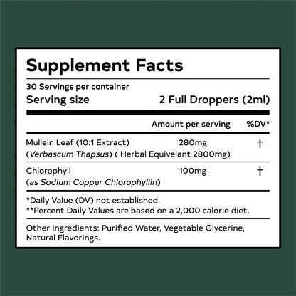 Mullein Leaf Drops